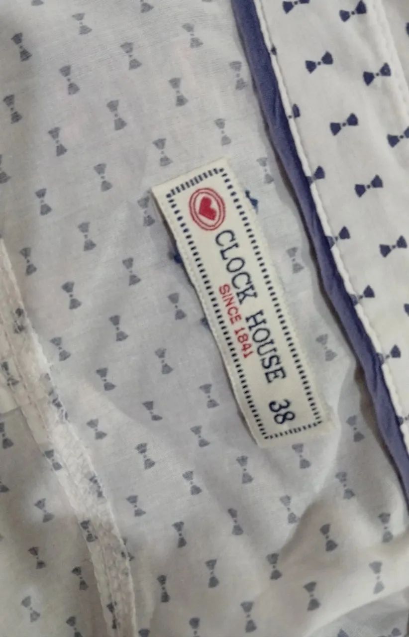 Camisa feminina clock house número 38 - 100% algodão - Foto 4