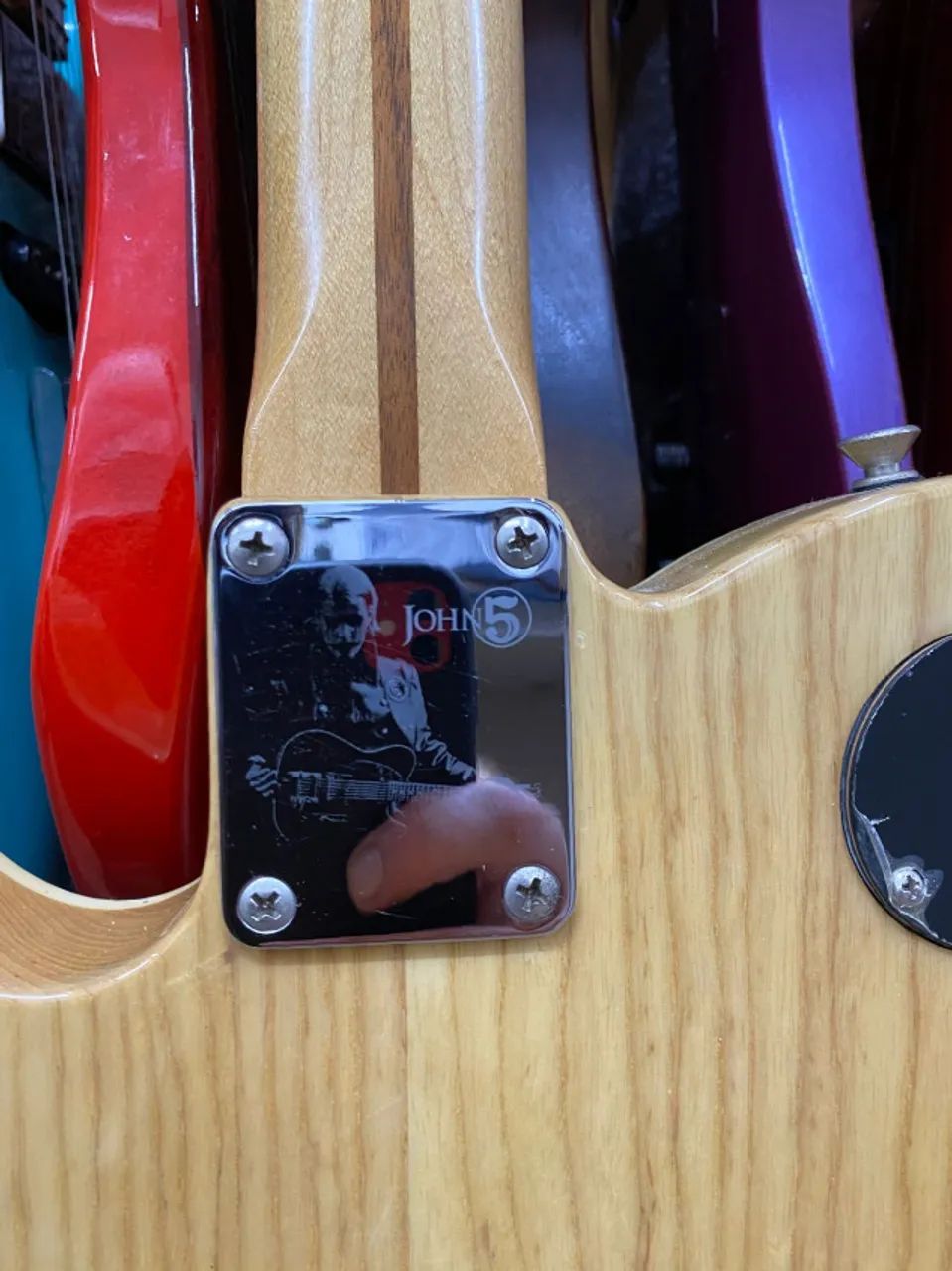 Telecaster Preta Fender J5 John 5 60th 2006 - Instrumentos