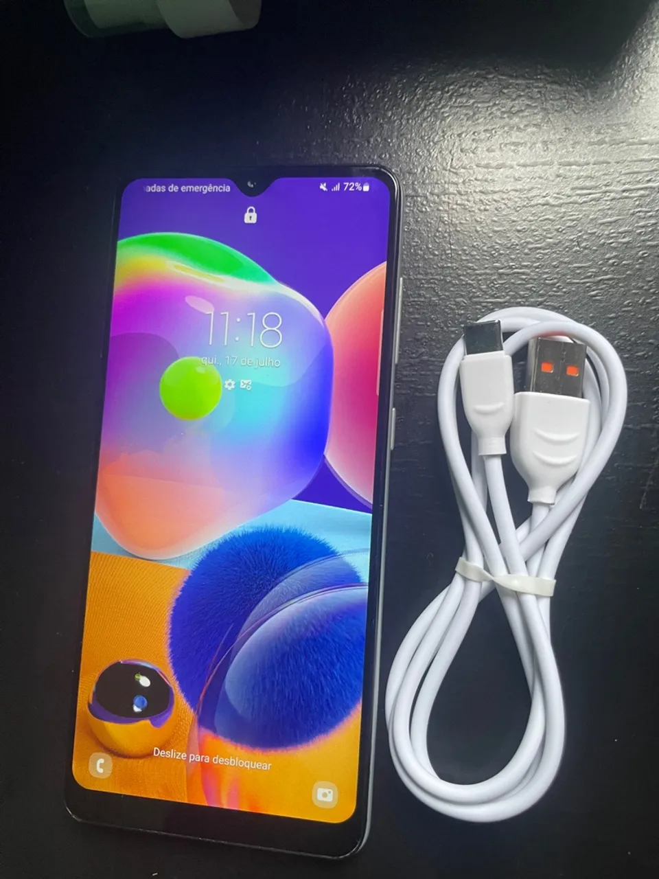 Samsung A31 com carregador