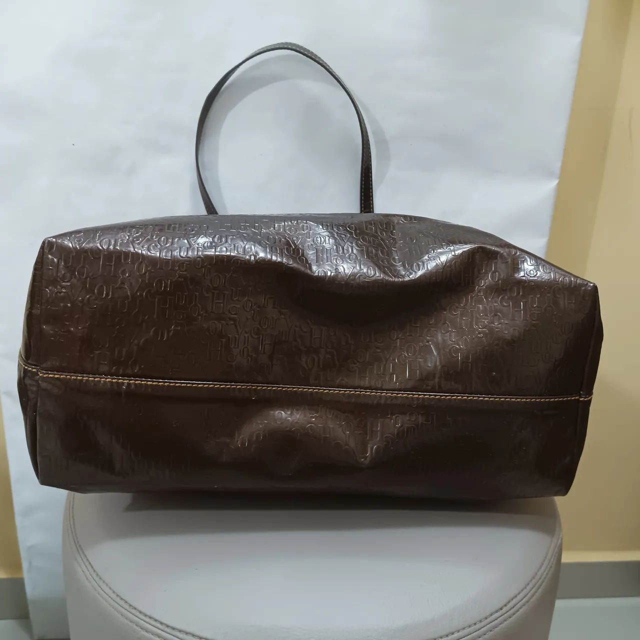 Bolsa de ombro verniz Victor Hugo  - Foto 3