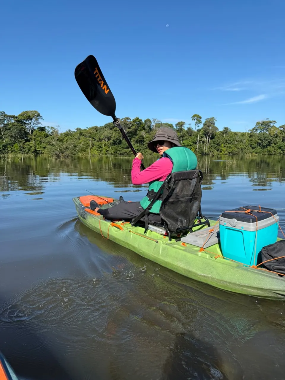 Caiaque Titã Ares Novo a pronta entrega para pesca e lazer
