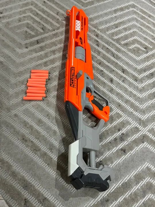 Nerf Accustrike Alphahawk - Blaster de Brinquedo