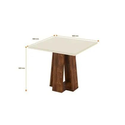 Mesa de Jantar com 4 Cadeiras - Elegância e Conforto - Foto 2