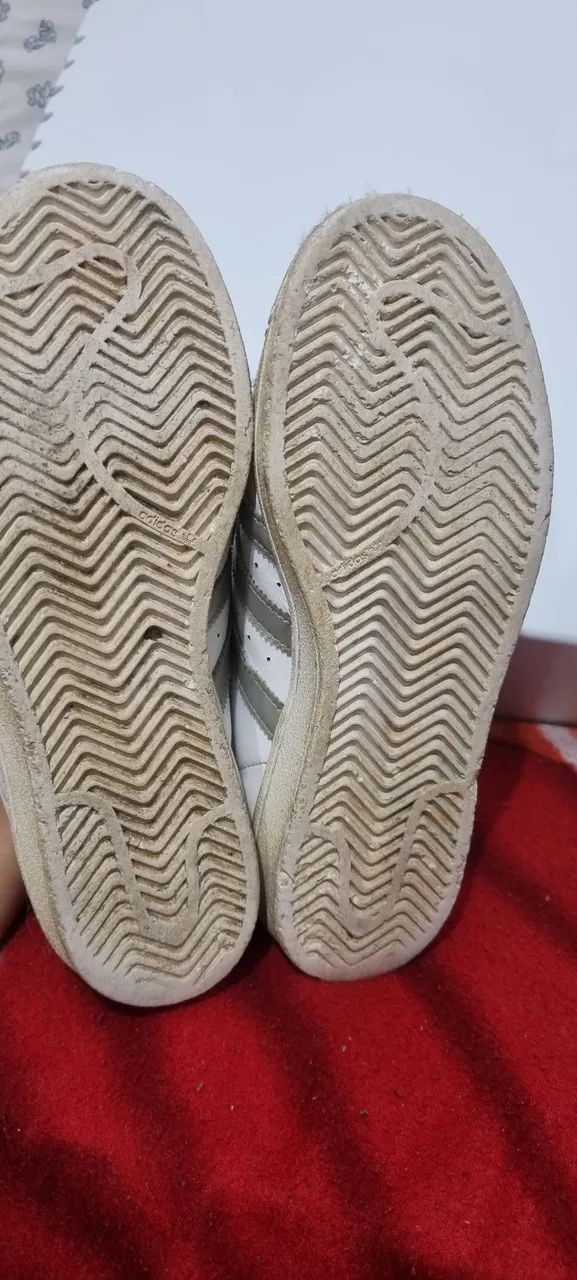 Adidas Superstar - Branco e Prateado - Foto 3