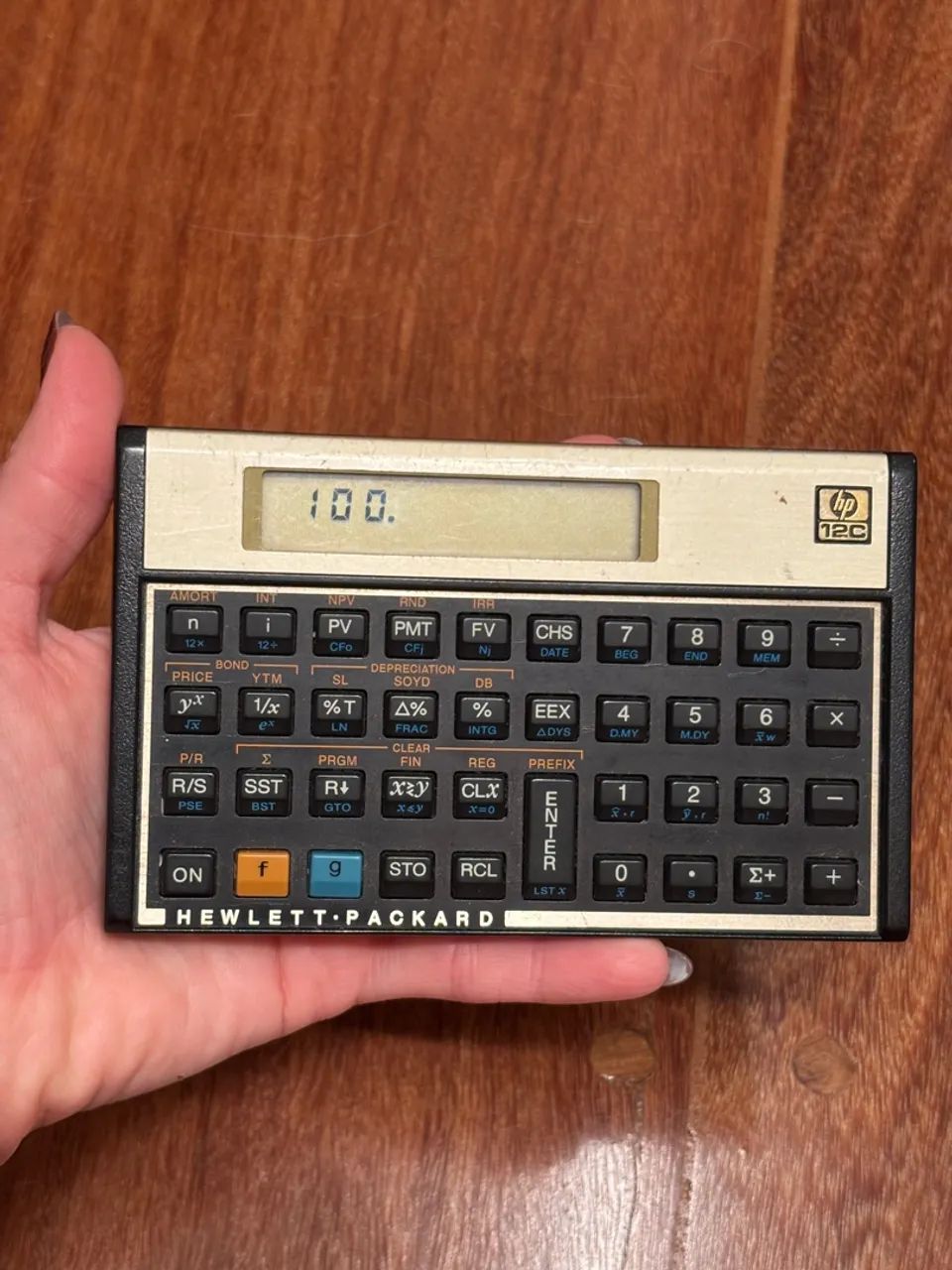 Calculadora HP12C - bateria nova  - Foto 2