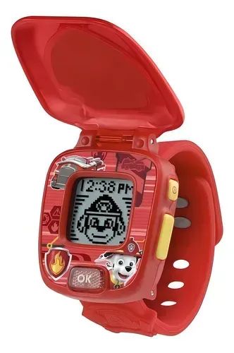 Relógio com bateria nova VTech paw Patrol Marshall
