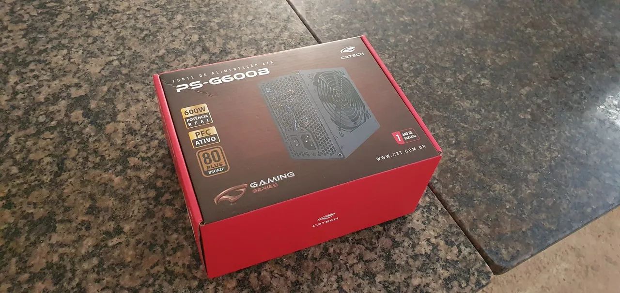 Fonte C3Tech PS-G600B 600W 80 Plus Bronze - Foto 5