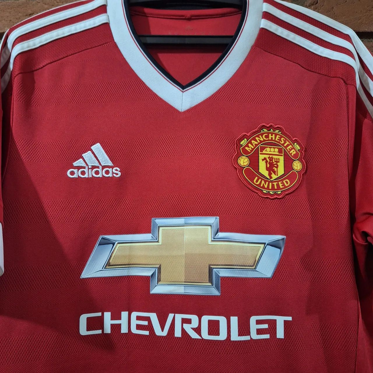 Camisa Manchester United Adidas 2015 - Foto 3