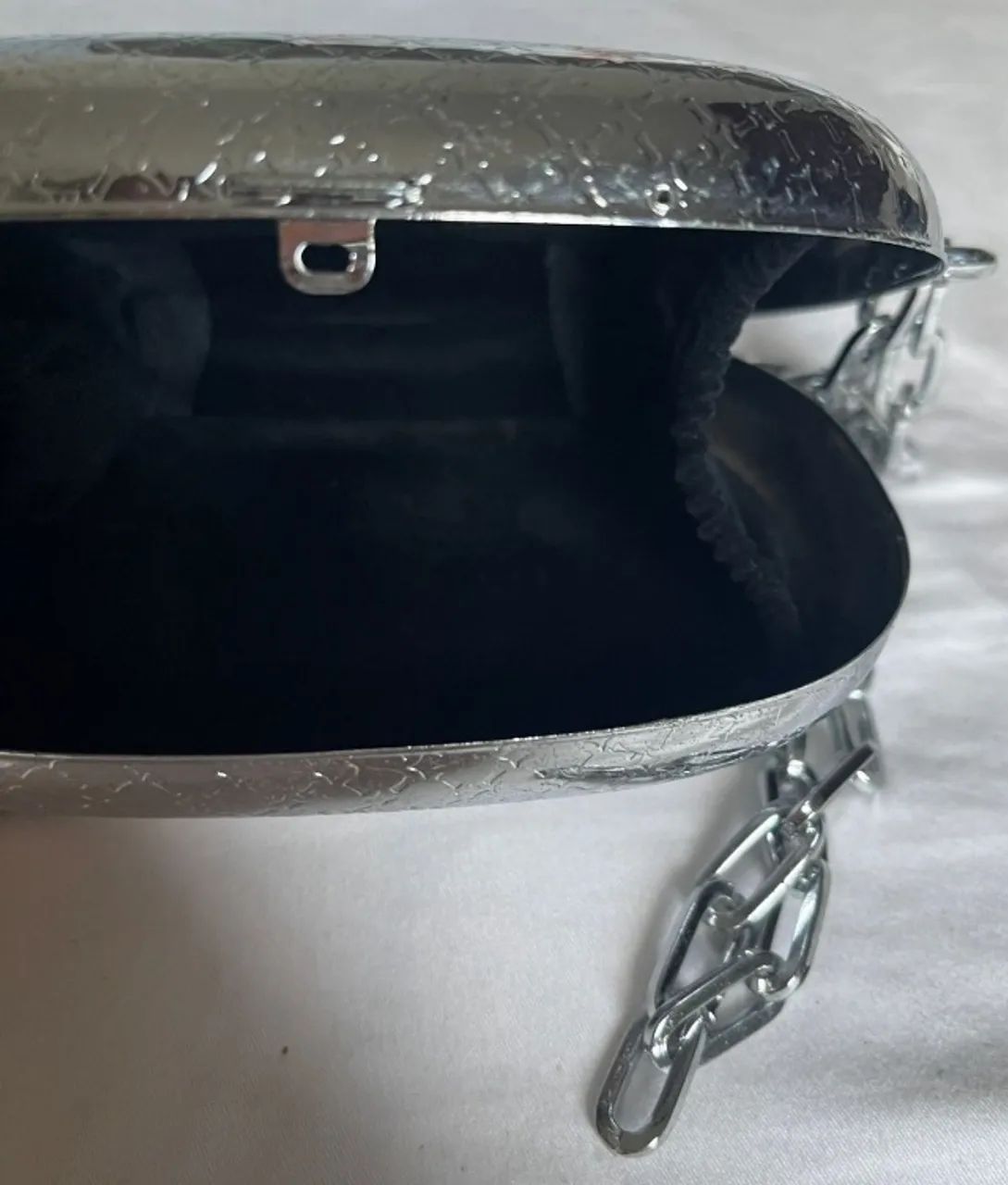 Bolsa Prateada Paco Rabanne ORIGINAL! PROMOÇÃO IMPERDÍVEL!!! - Foto 2