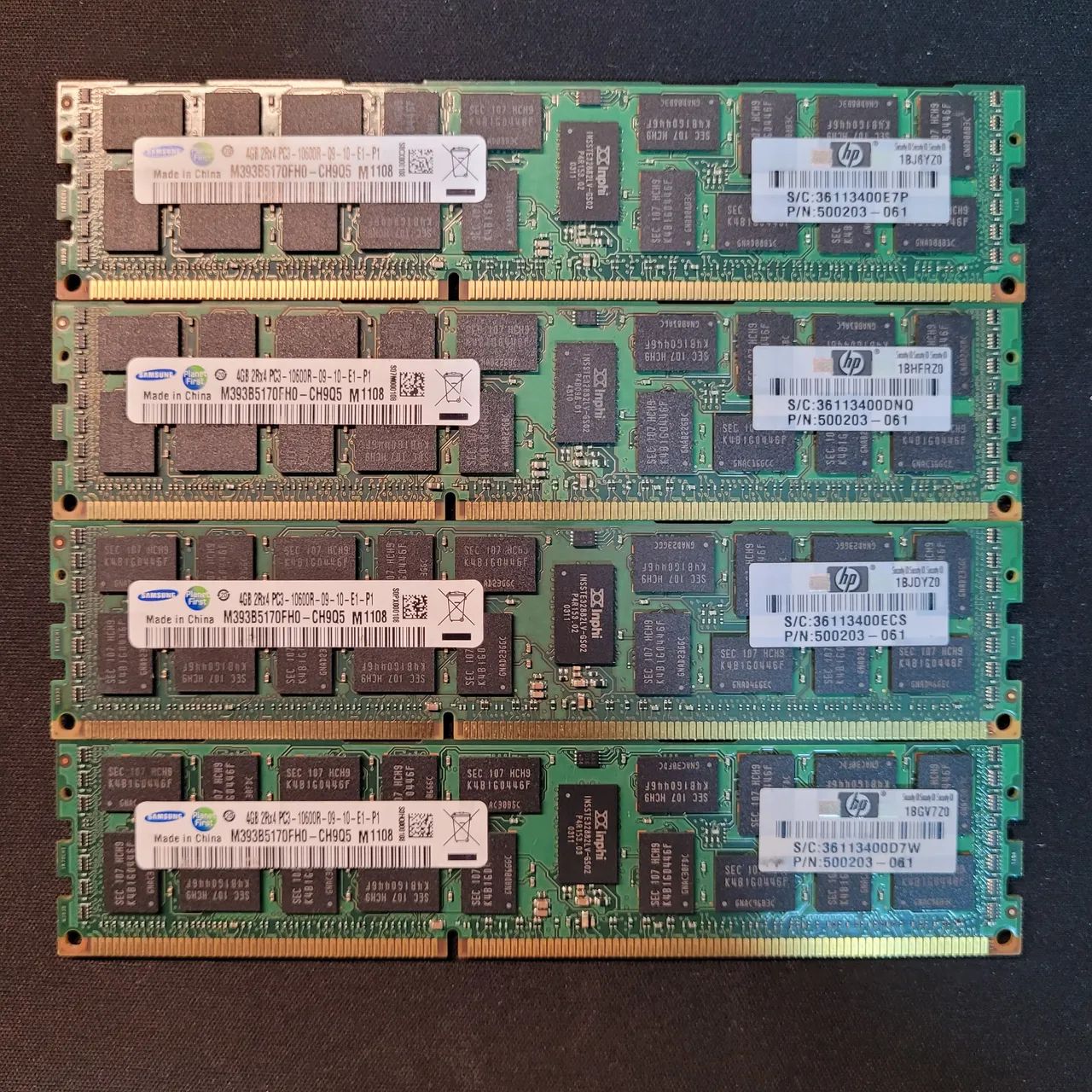 Memória RAM 16GB Samsung DDR3 ECC para SERVIDOR XEON