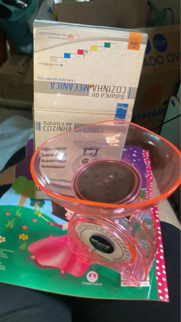 Balança de Cozinha Mecânica Rosa Winay