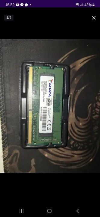 Memória RAM, 4Gb, 3200Hz em perfeito estado