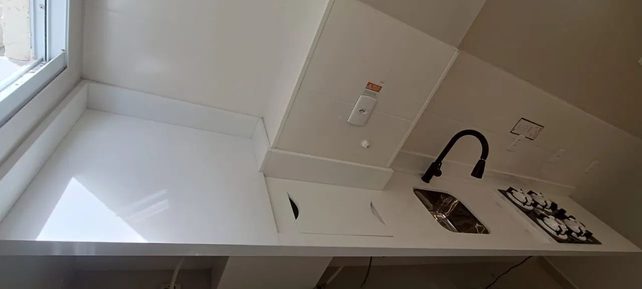 Pias de mármore e granito balcão bancada escada peitoril nichos feito por medida  - Foto 2