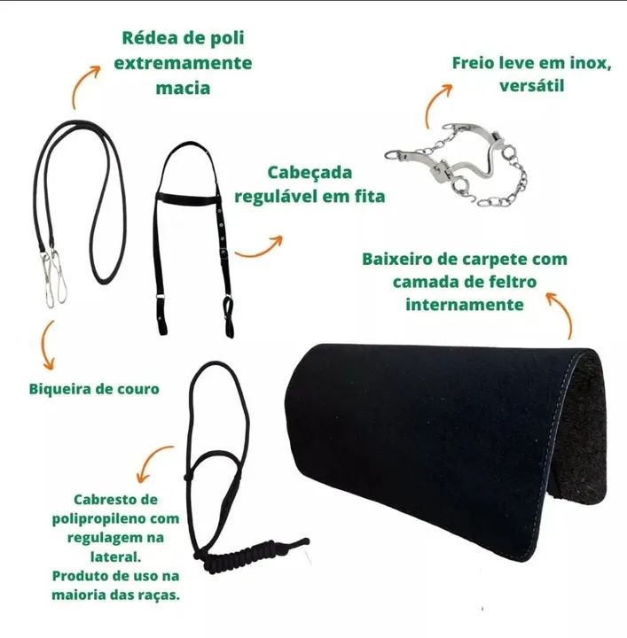 Sela Australiana Completa para Cavalo - Couro Legítimo - Foto 3
