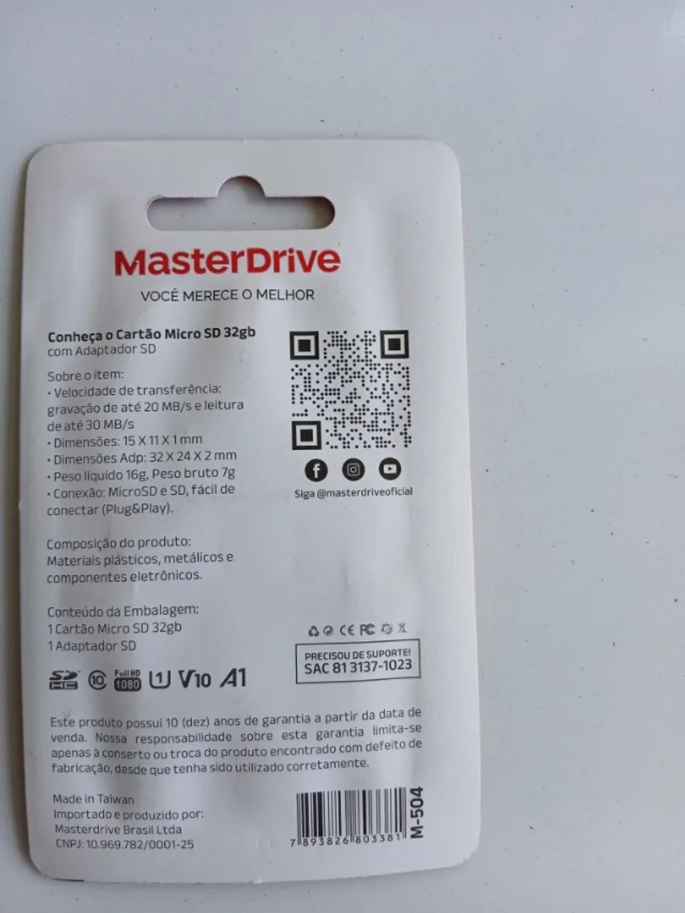 Cartão Micro SD Adaptador SD 32GB Novo - Foto 2