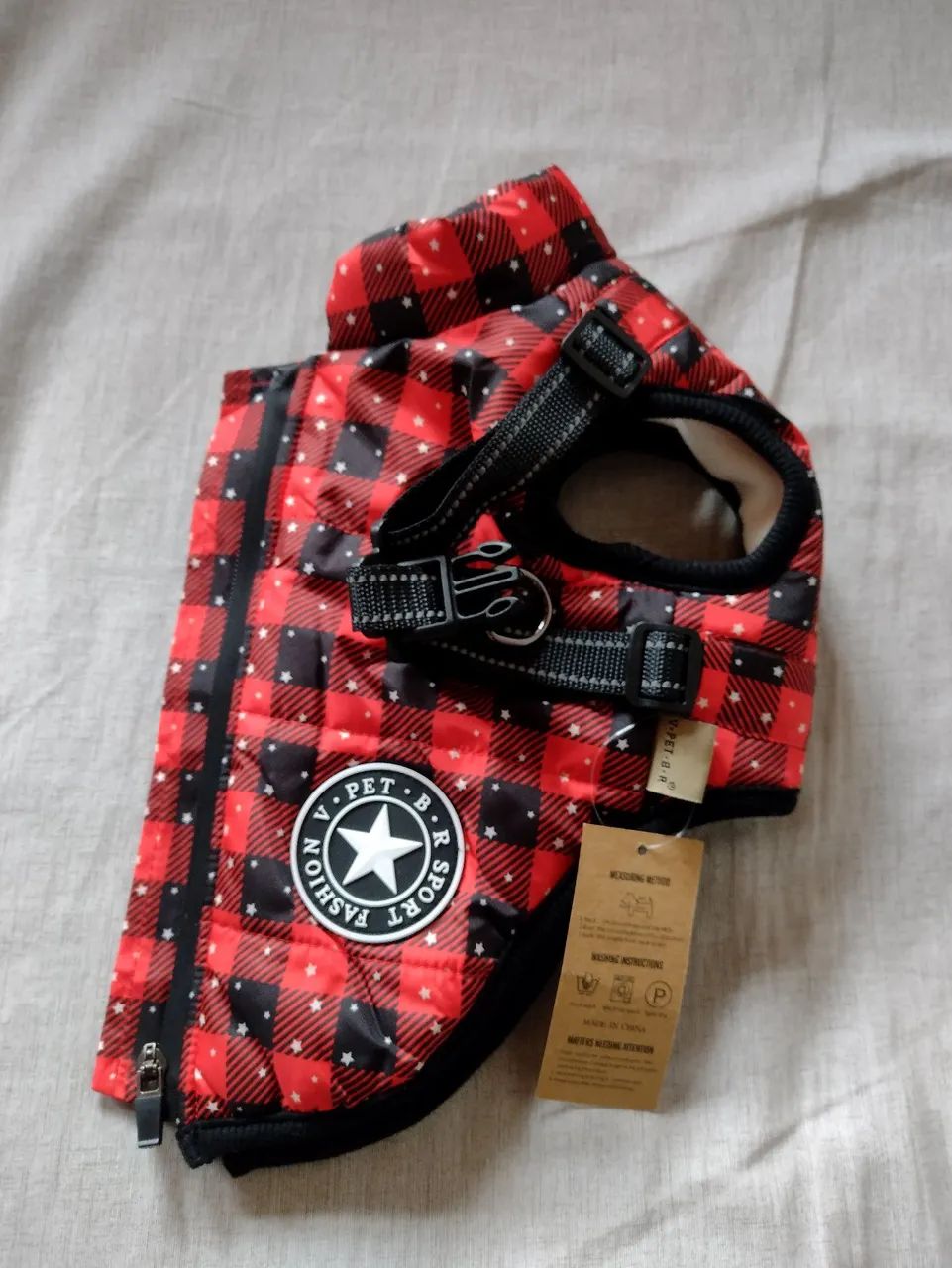 Colete Impermeável para Cachorro 