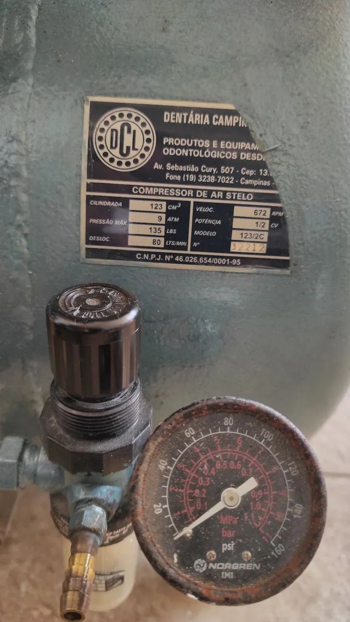 Compressor de ar odontológico stelo  - Foto 2