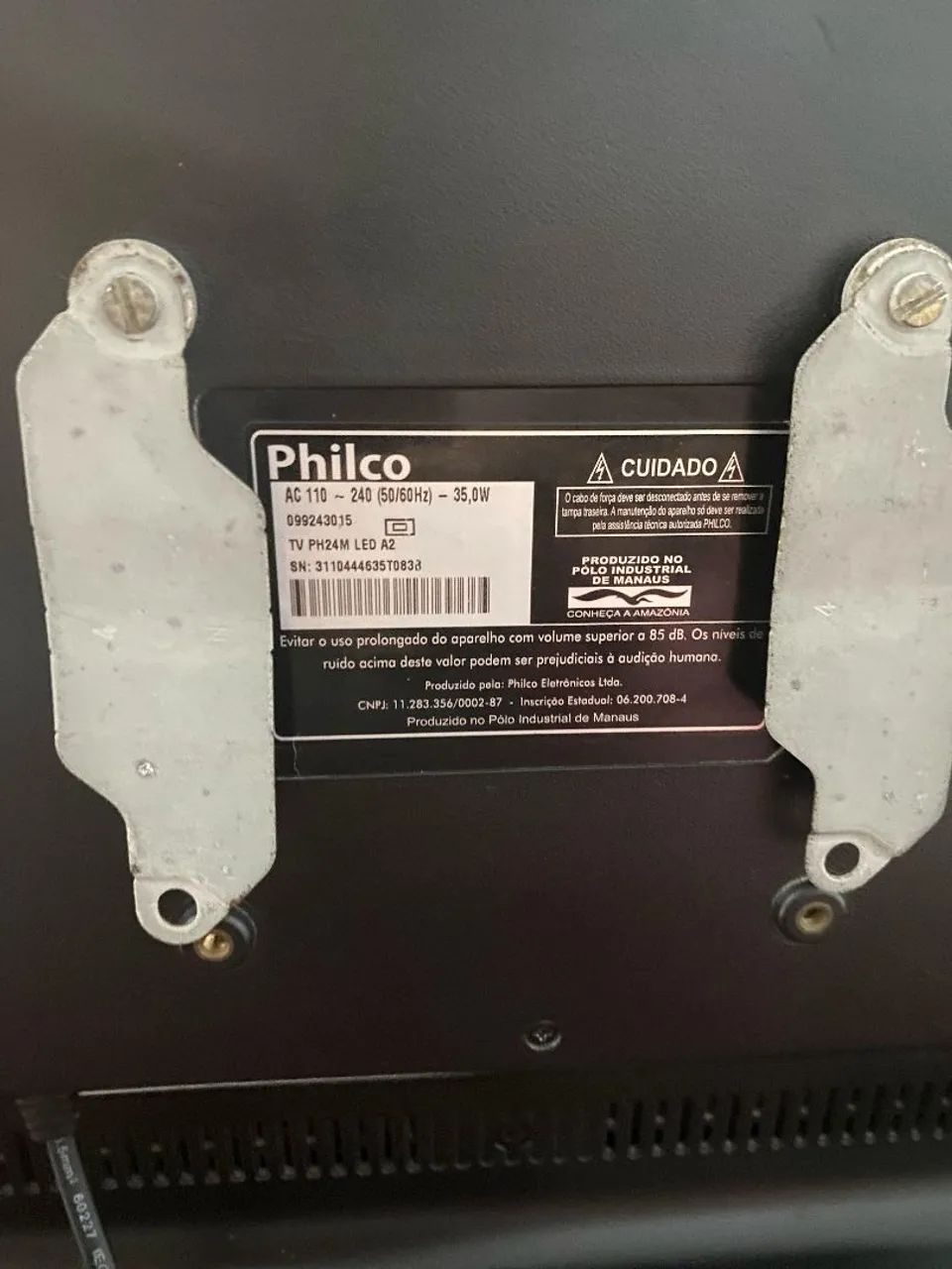 TELEVISÃO PHILCO 24 POLEGADAS - Foto 2