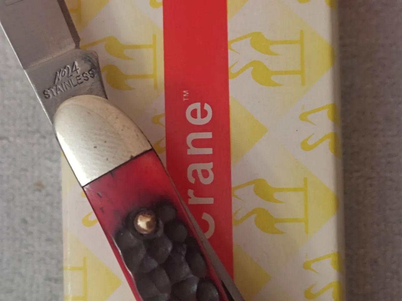 Canivete Kissing Crane Knives Mini Toothpick KC6224RD - Foto 2
