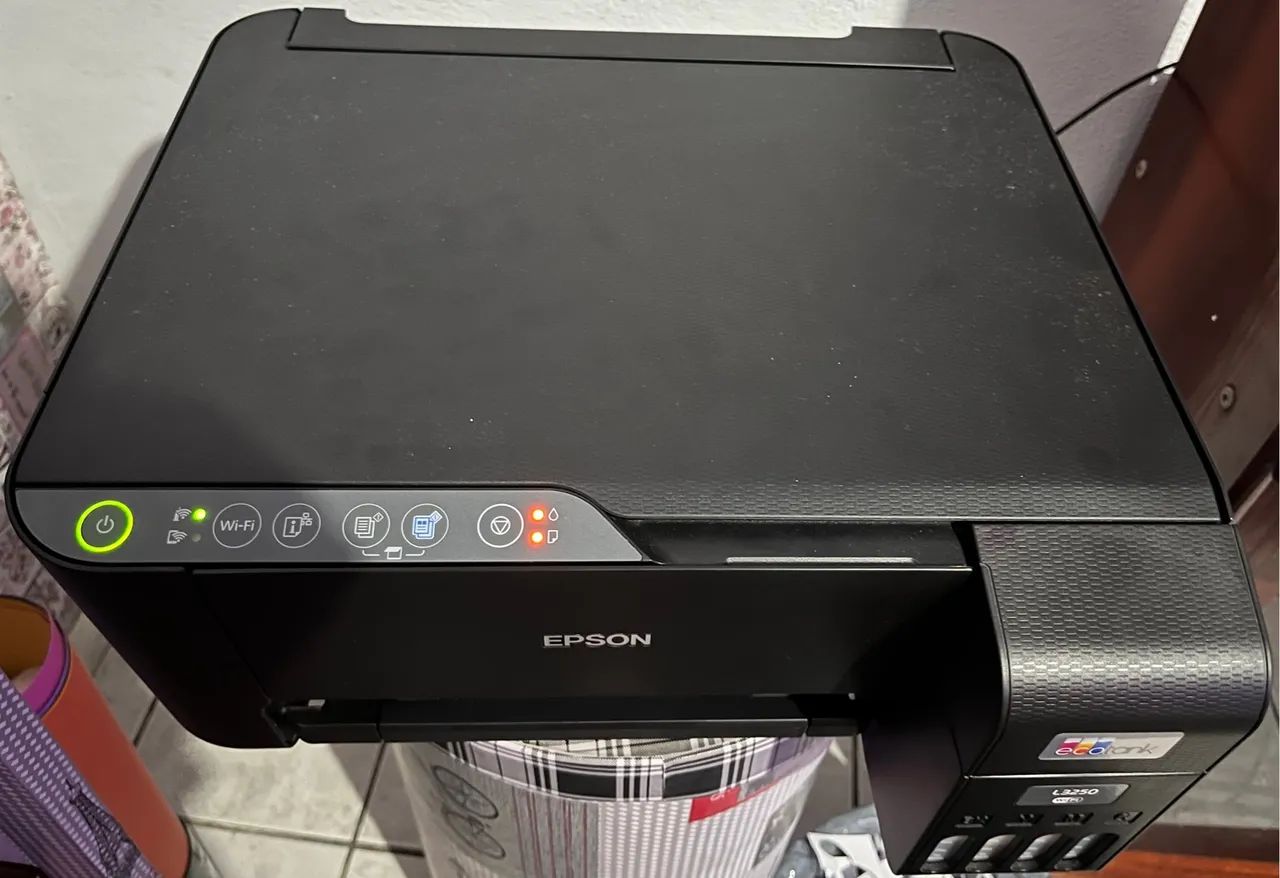 Impressora Epson EcoTank L3250, precisa fazer o reset das almofadas.
