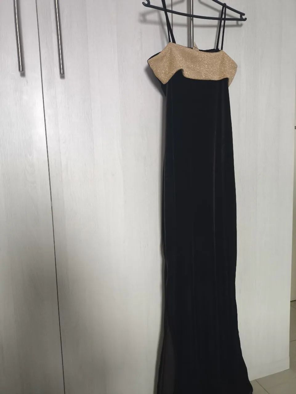 Vestido Veludo marrom