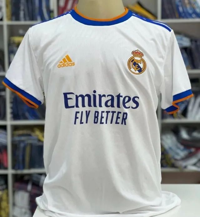 Camiseta Real Madrid Branco - Foto 2