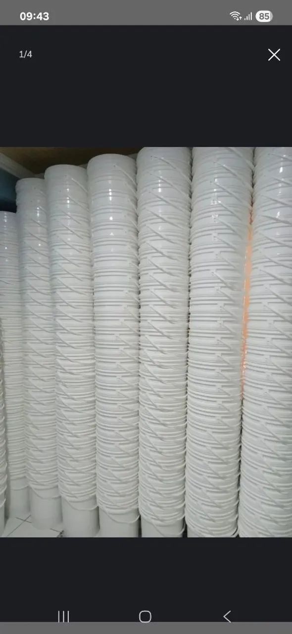 Balde vazio de 22 lt 20 litros produto top de alta qualidade  - Foto 4