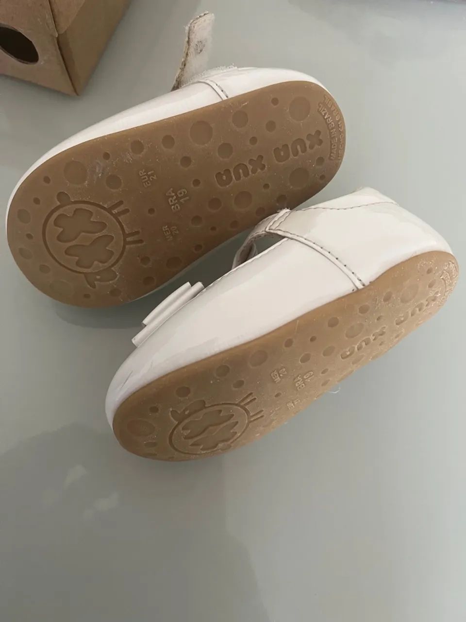 Sapatilha Infantil Branca com Laço - Nº 19 - Foto 2