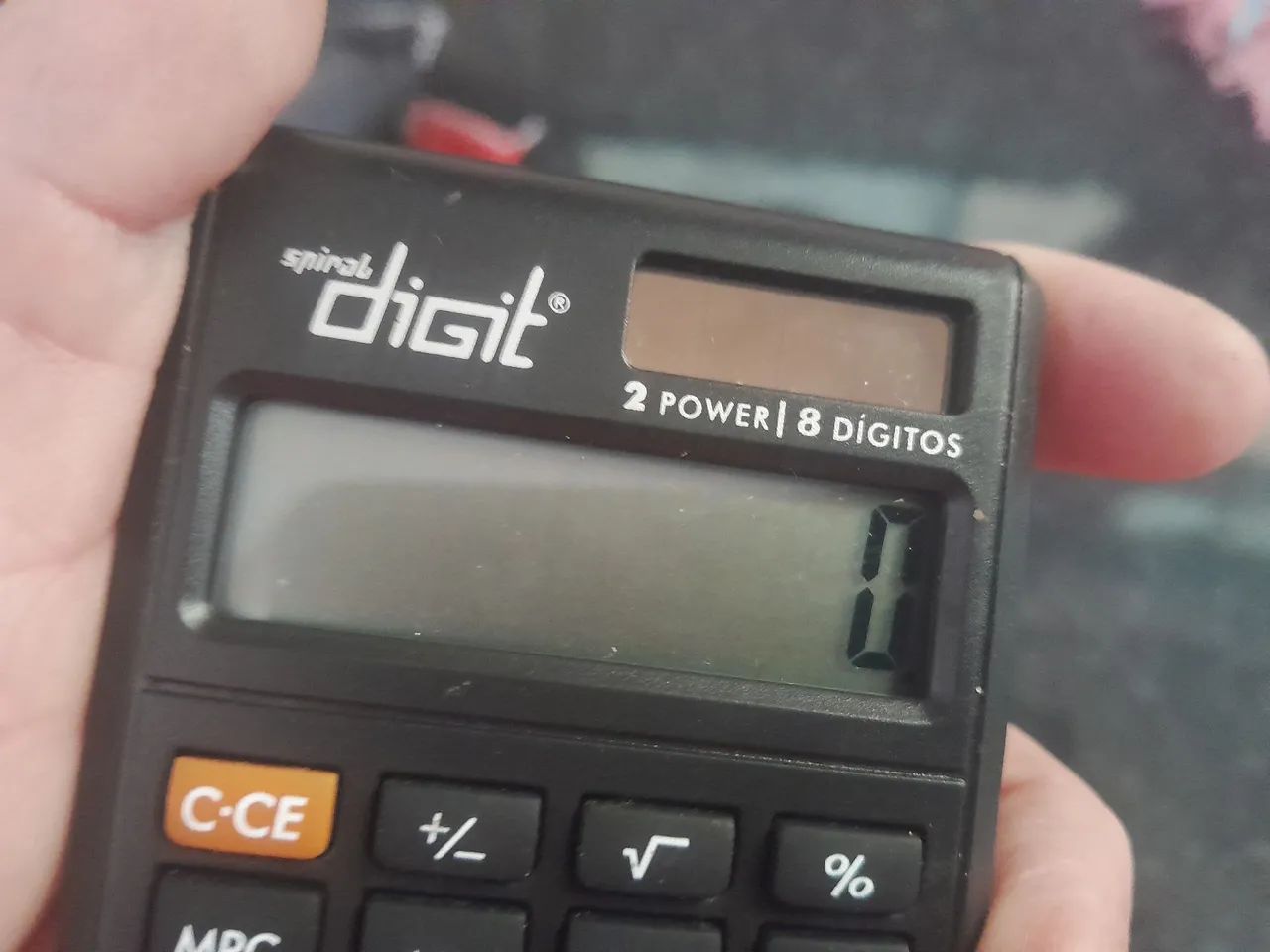 Pocket Calculator / Solar Battery64330131179395124