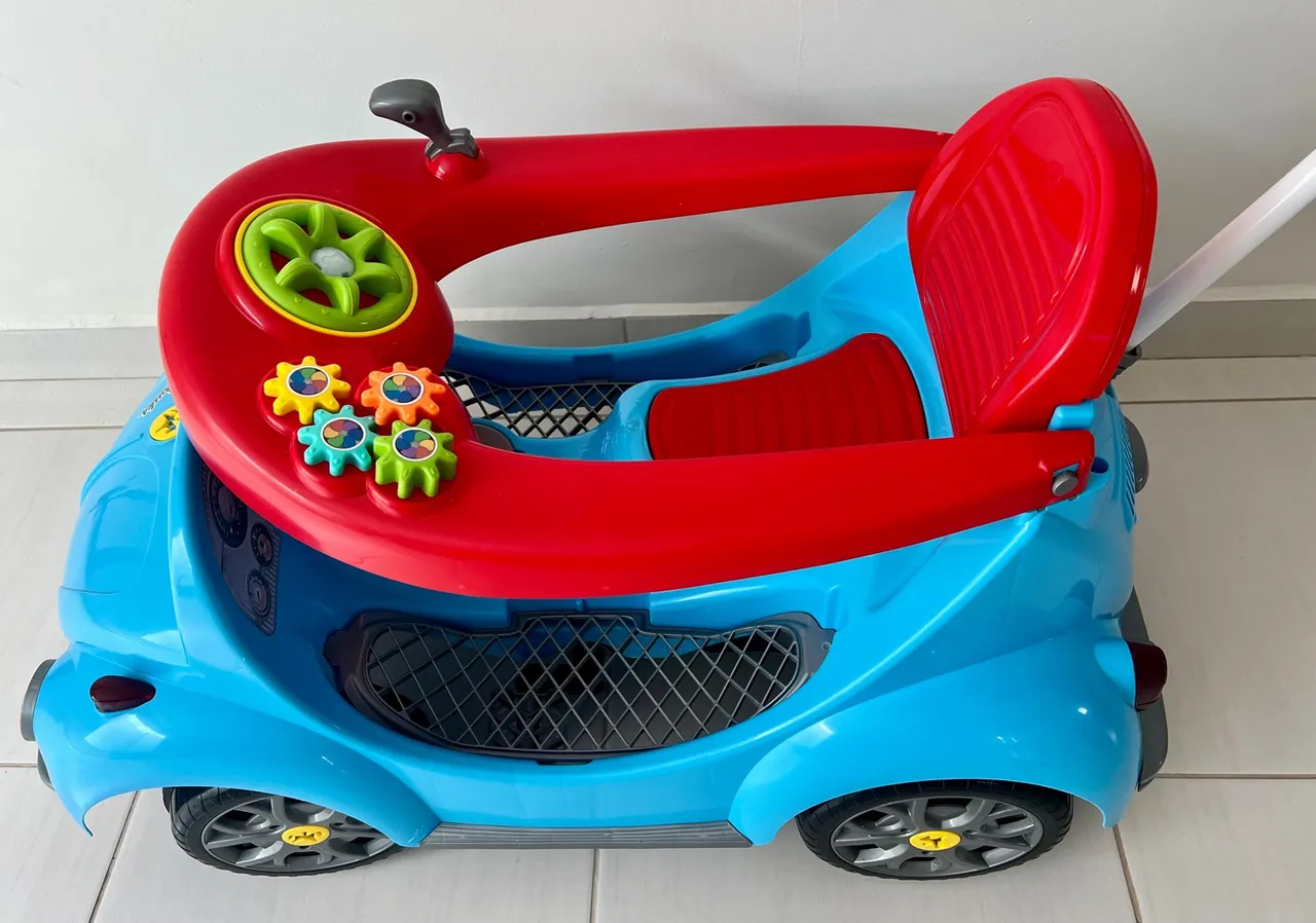 Carrinho de Passeio Calesita Azul - Impecável, Pouquíssimo Uso!