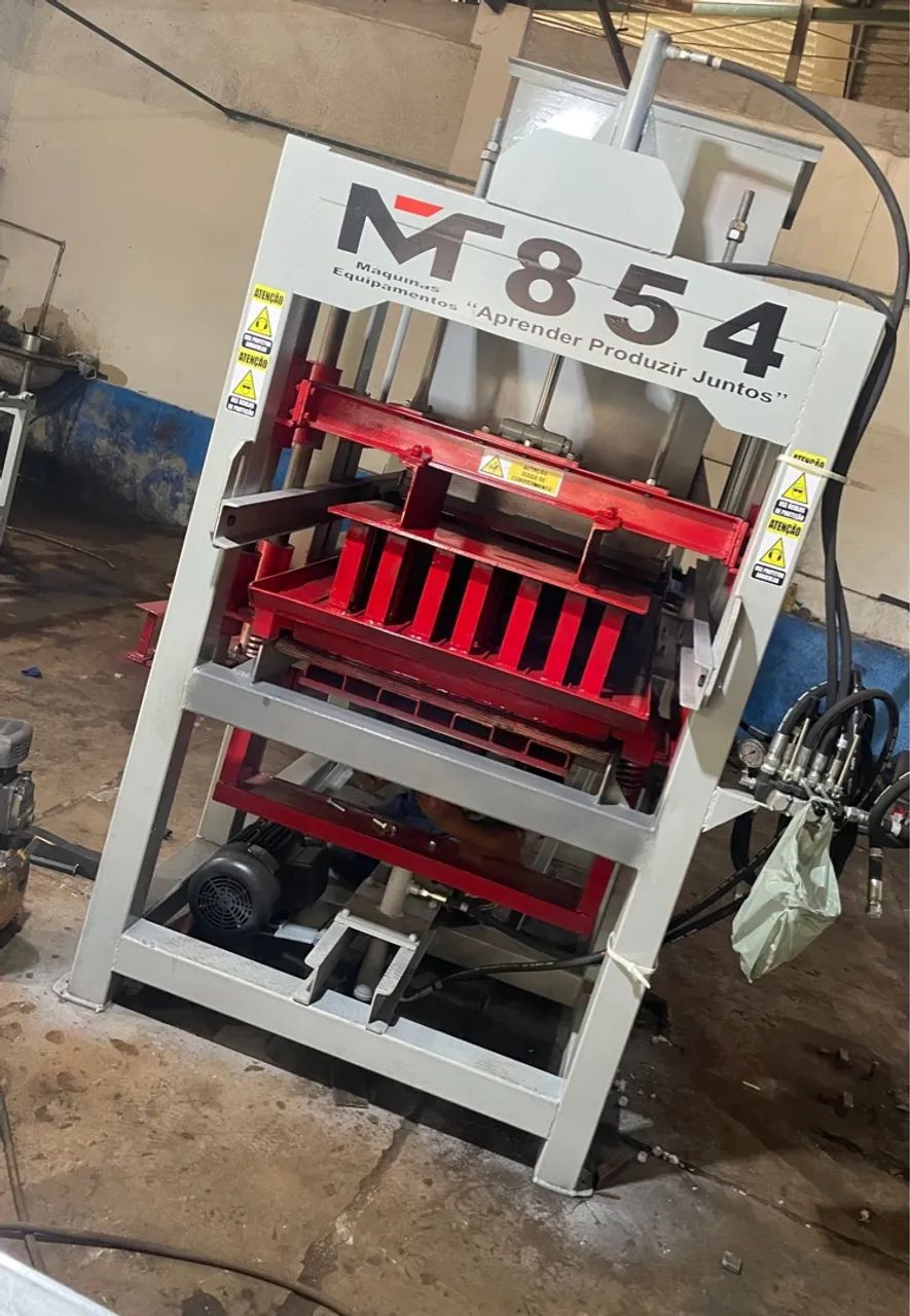 Maquina hidráulica para fabricar bloquetes paver blocos de concreto - Foto 6