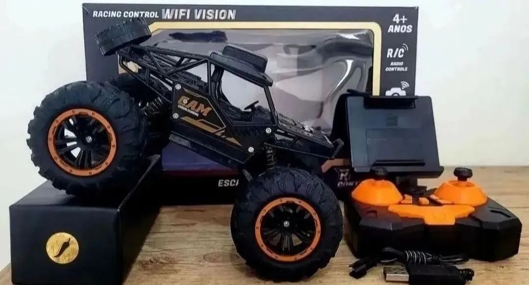 Carrinho de controle remoto 4x4 (com câmera) - Foto 3