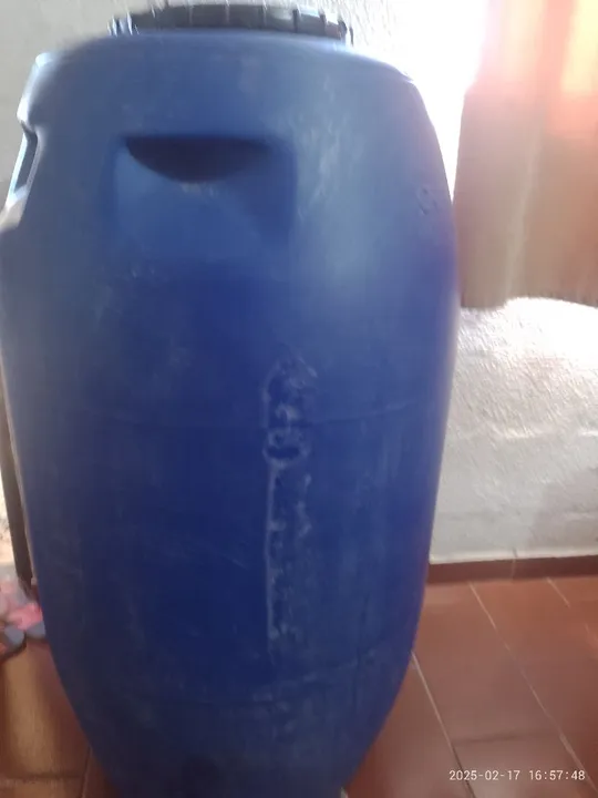 Cubo de Plástico Azul 200 Litros