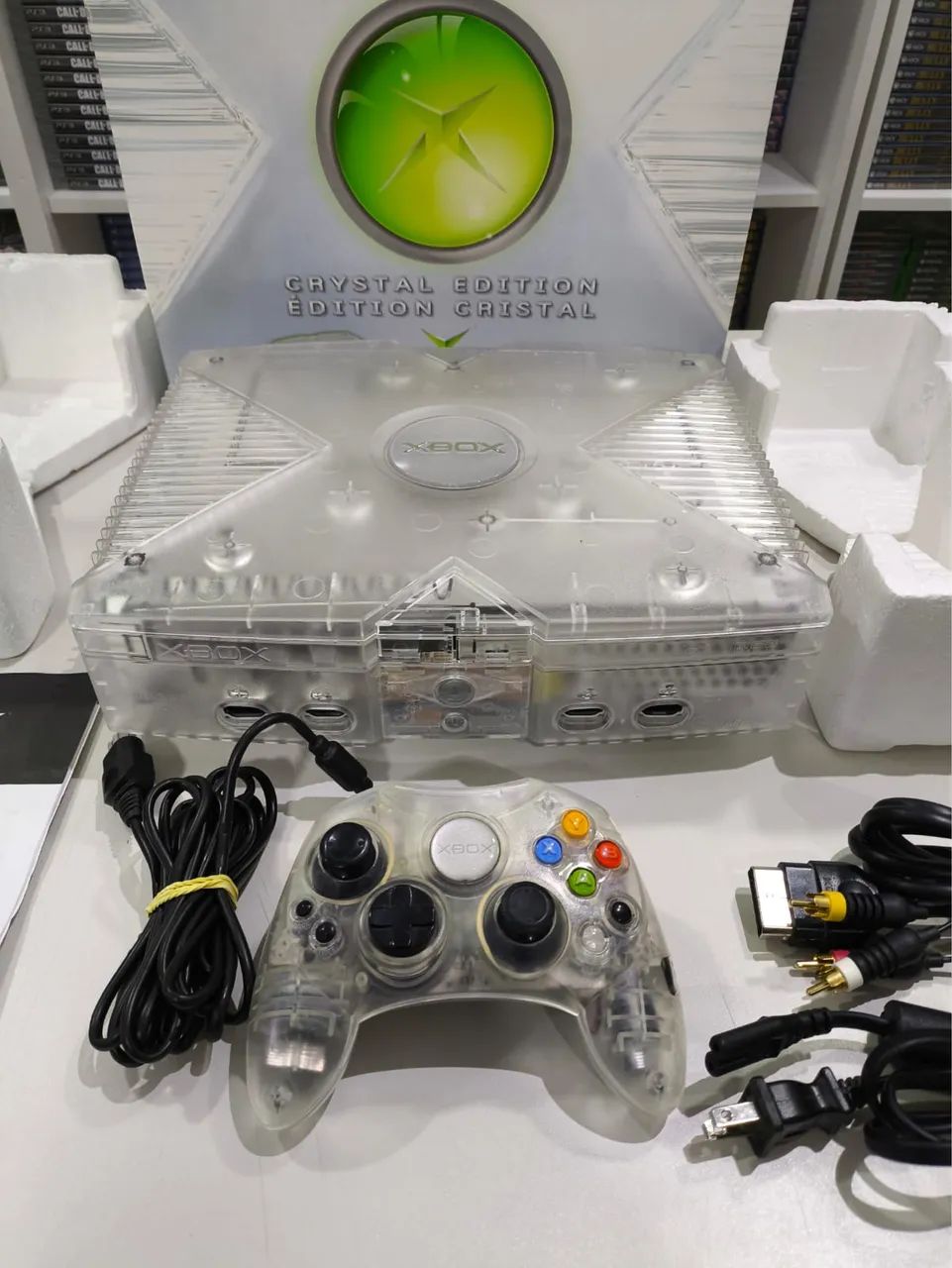 Xbox Clássico Cristal Edição Limitada Colecionador - Foto 2