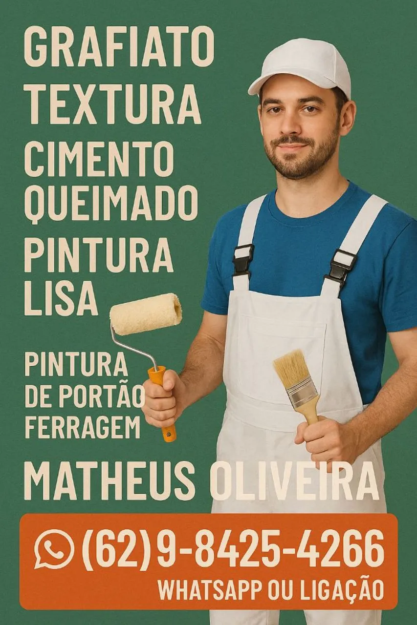 Pintura, Textura, Grafiato e Cimento Queimado