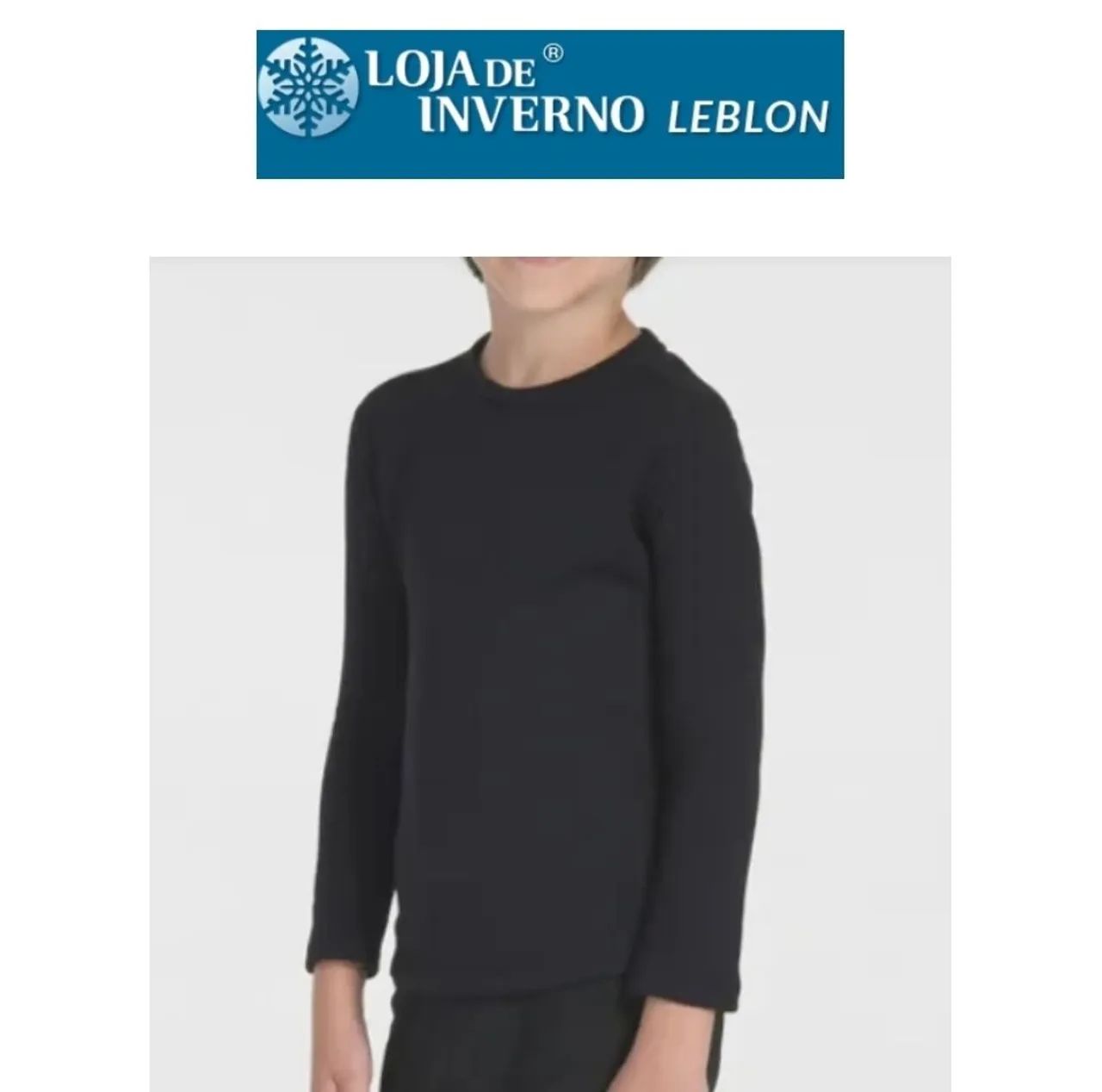 Blusa térmica para o inverno 