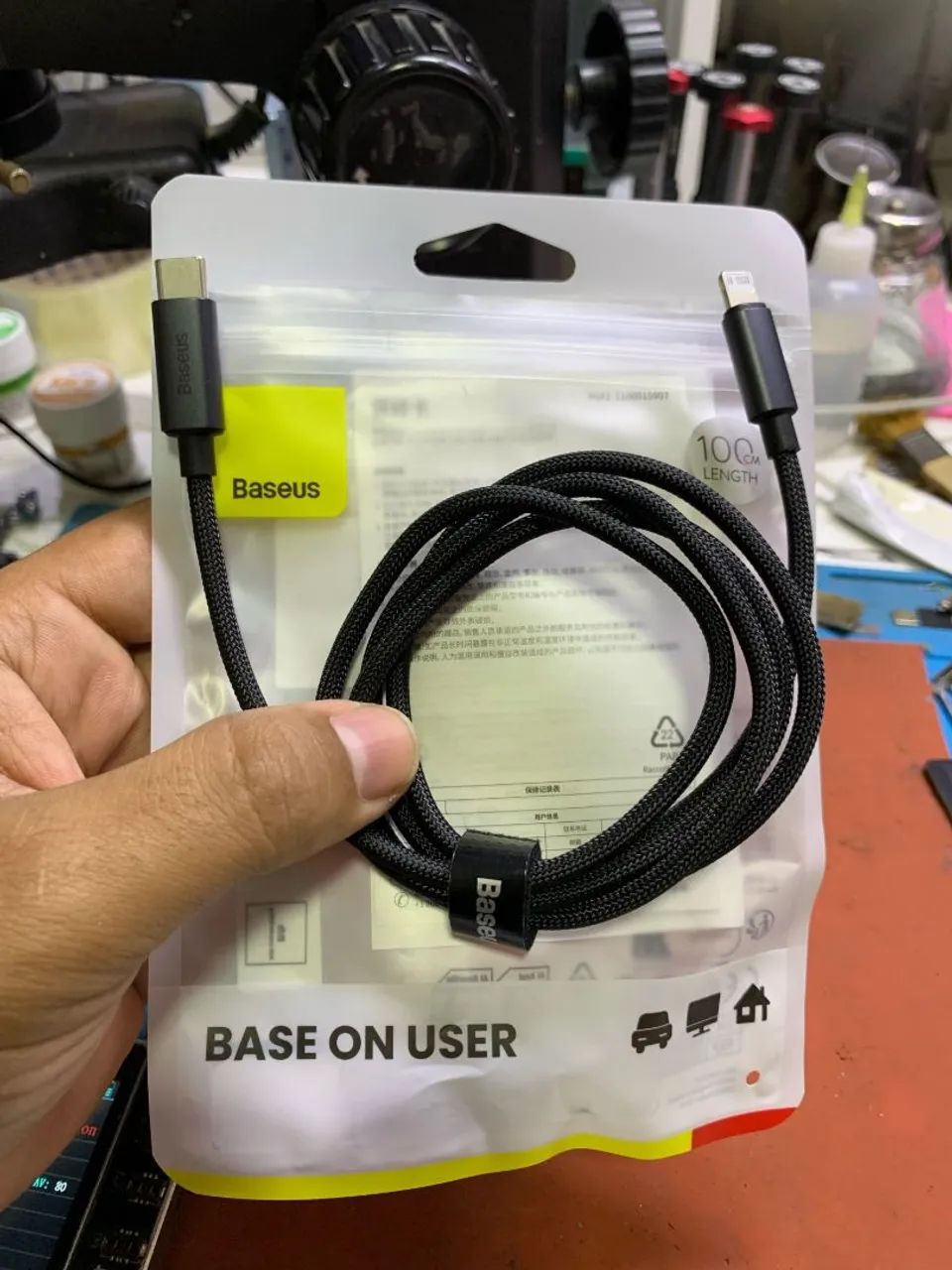 Cabo baseus 20w iPhone Premium novo - Foto 3