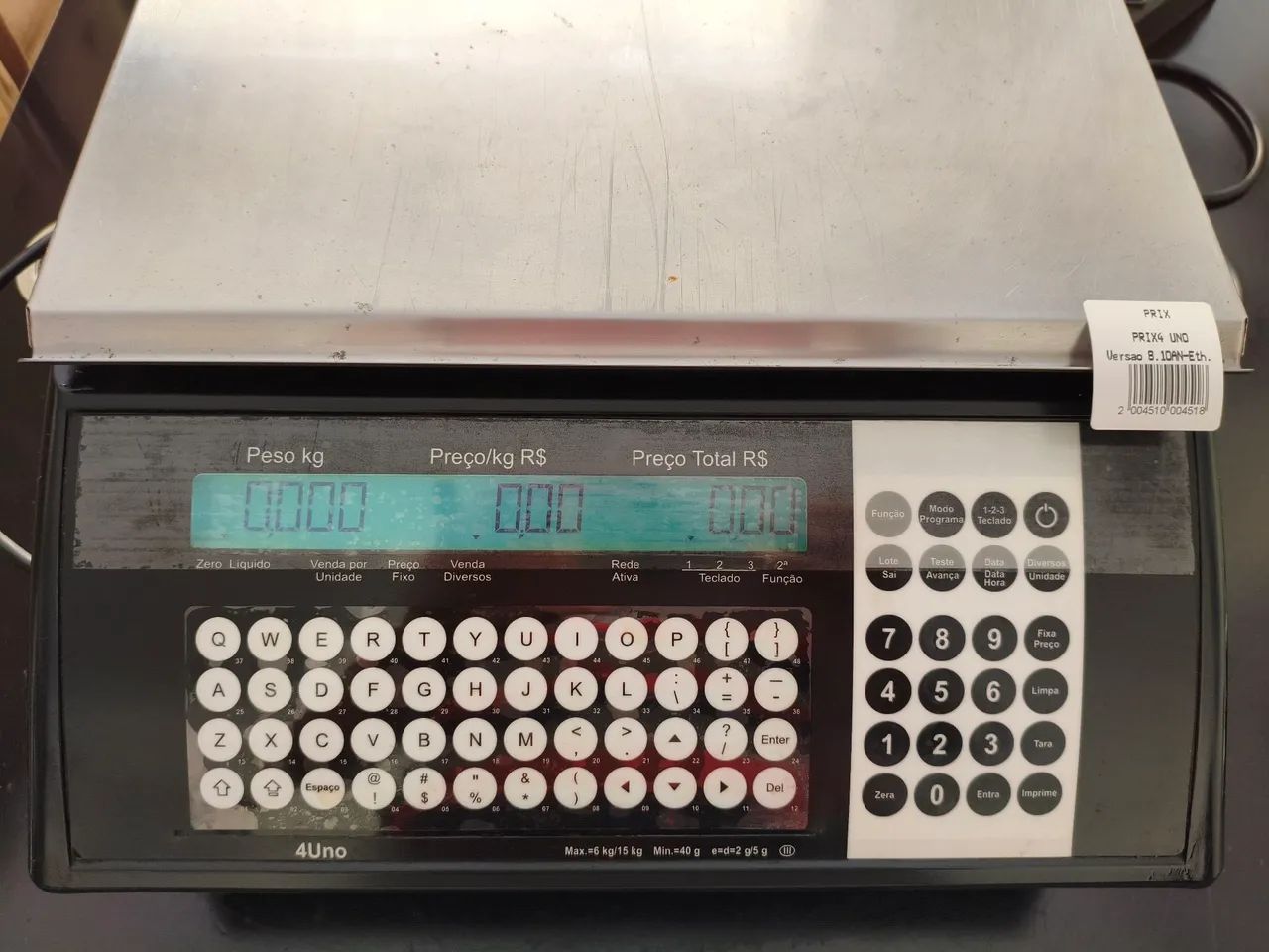 Balança Prix 4 Ethernet Semi Nova 15 Kg 