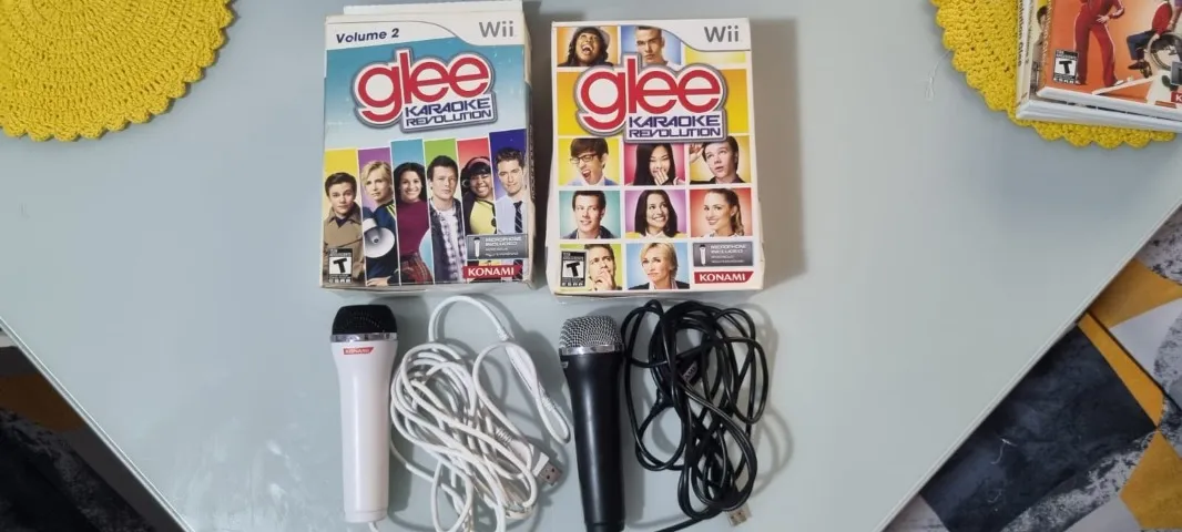 Kit Glee Karaoke Nintendo Wii Originais