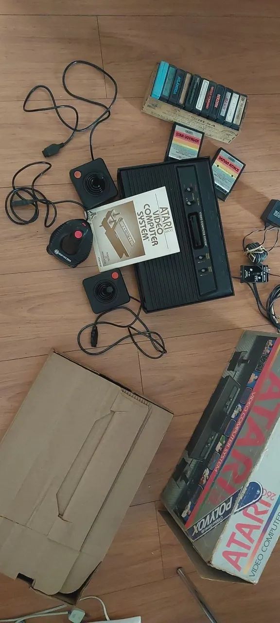 Atari Video Computer System 2600 Completo + Jogos - Foto 3