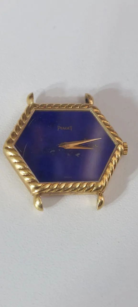 Relógio Piaget acometido ouro lápis Azul  - Foto 2
