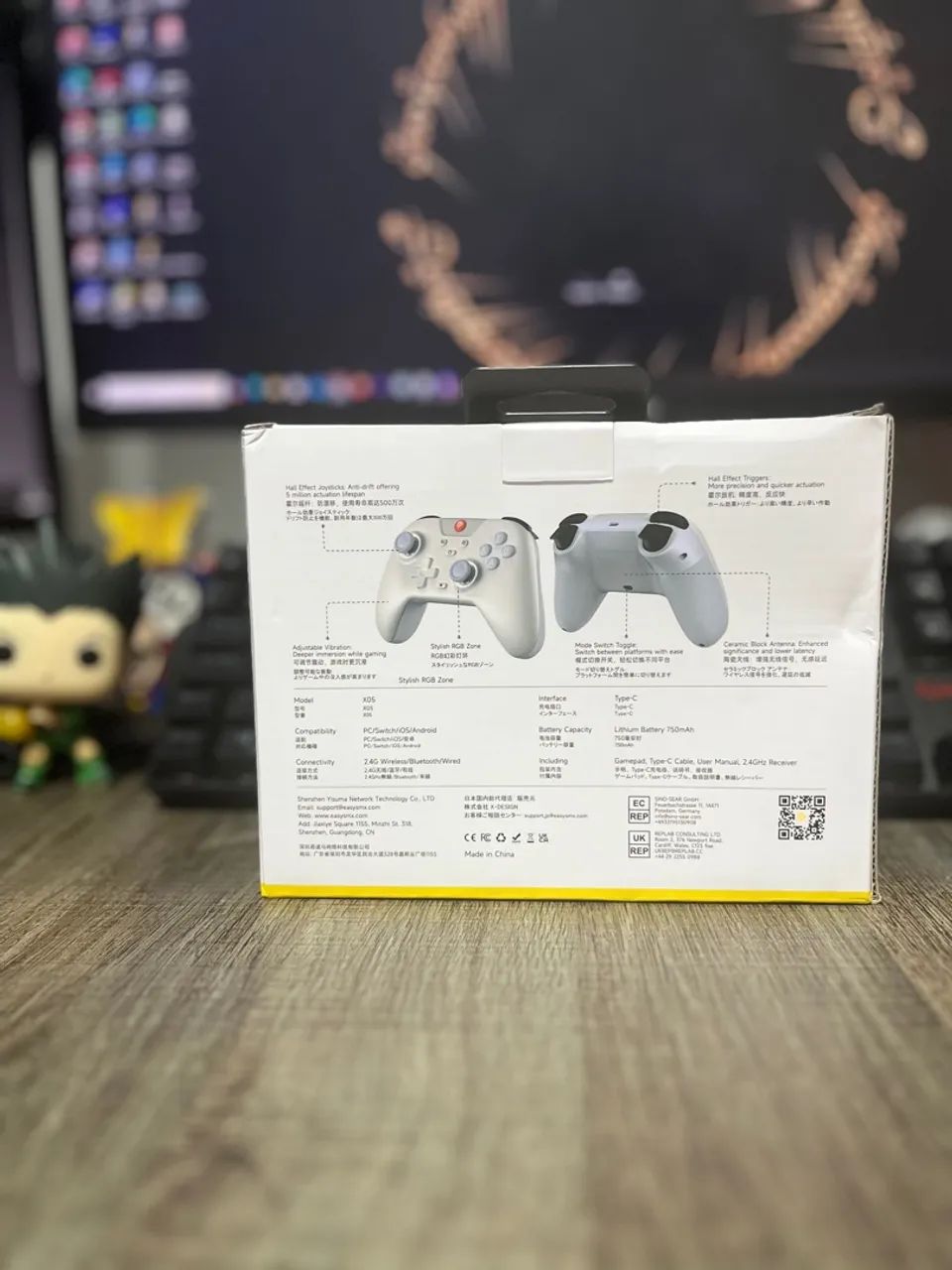 Controle Gamer EasySMX X05 - PC/Switch/iOS/Android - Foto 2