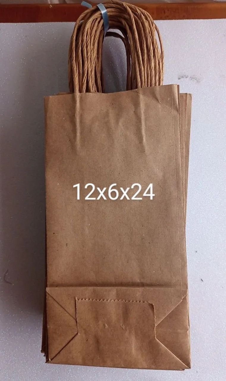 Sacolas de Papel Kraft  - Foto 3