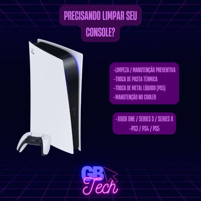 Limpeza Completa Consoles e Videogames