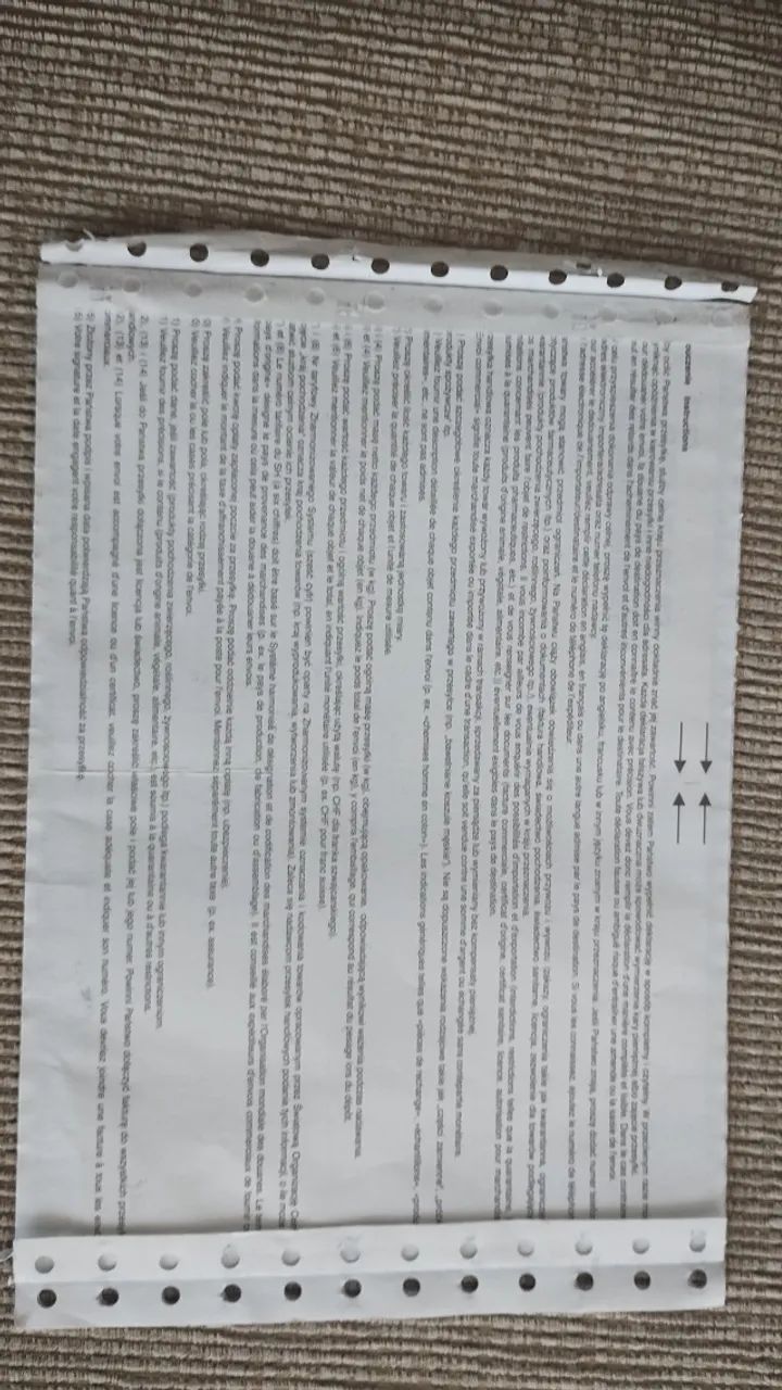 Formulário Correio da Polonia