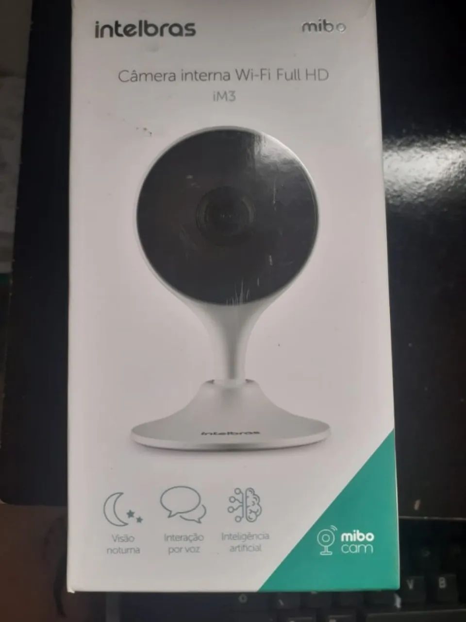 Câmera Intelbras iM3 Full HD - Visão Noturna e Inteligência Artificial