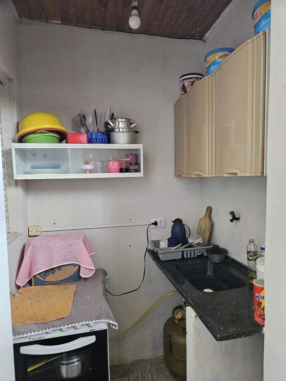 Mobiliado, 37 metros quadrados com 1 quarto em Monte Castelo - Campo Grande - MS - Foto 3