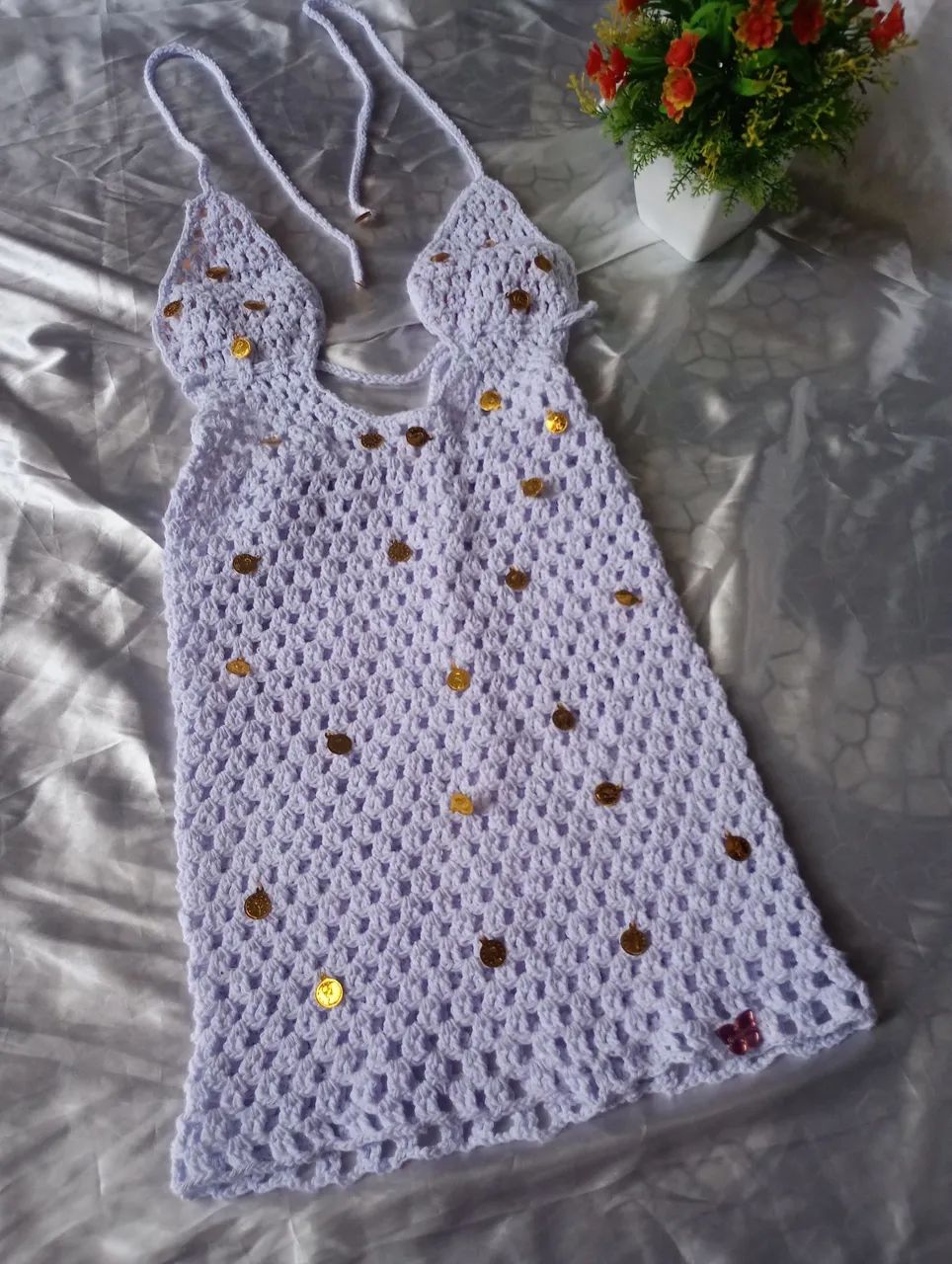 Vestido de crochê  - Foto 2