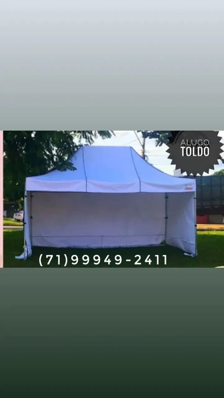 ALUGUEL TOLDO ENTREGA IMEDIATA SALVADOR E REGIÃO 
