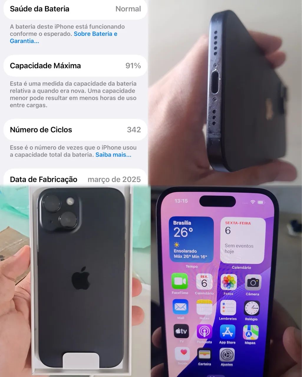 IPHONE 15 128GB PRETO